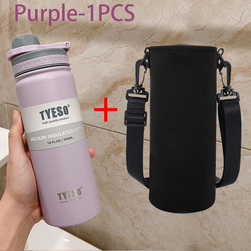 Garrafa de Aço Inoxidável com Silicone Alimentar – 530ml/750ml