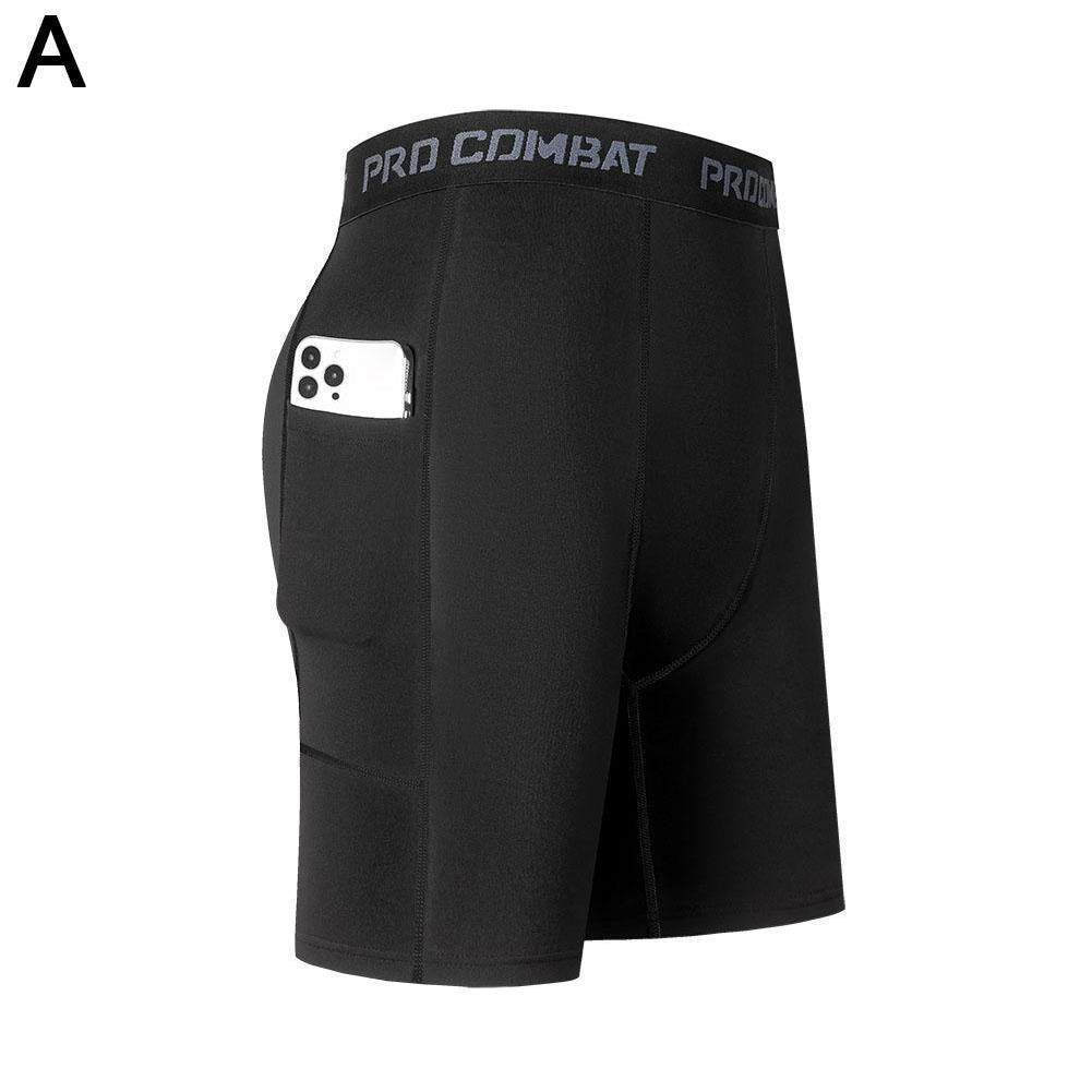 Bermuda de compressão elástica masculina