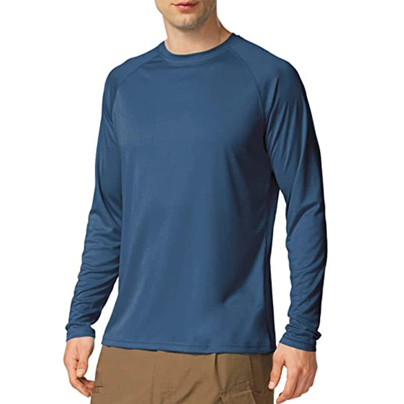 Camiseta Masculina Manga Longa UV UPF50+