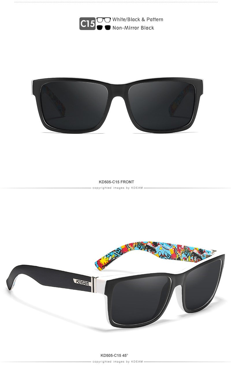 Óculos de Sol Masculino KDEAM Polarizado UV400