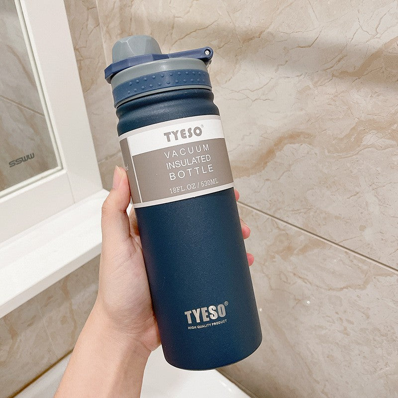Garrafa de Aço Inoxidável com Silicone Alimentar – 530ml/750ml