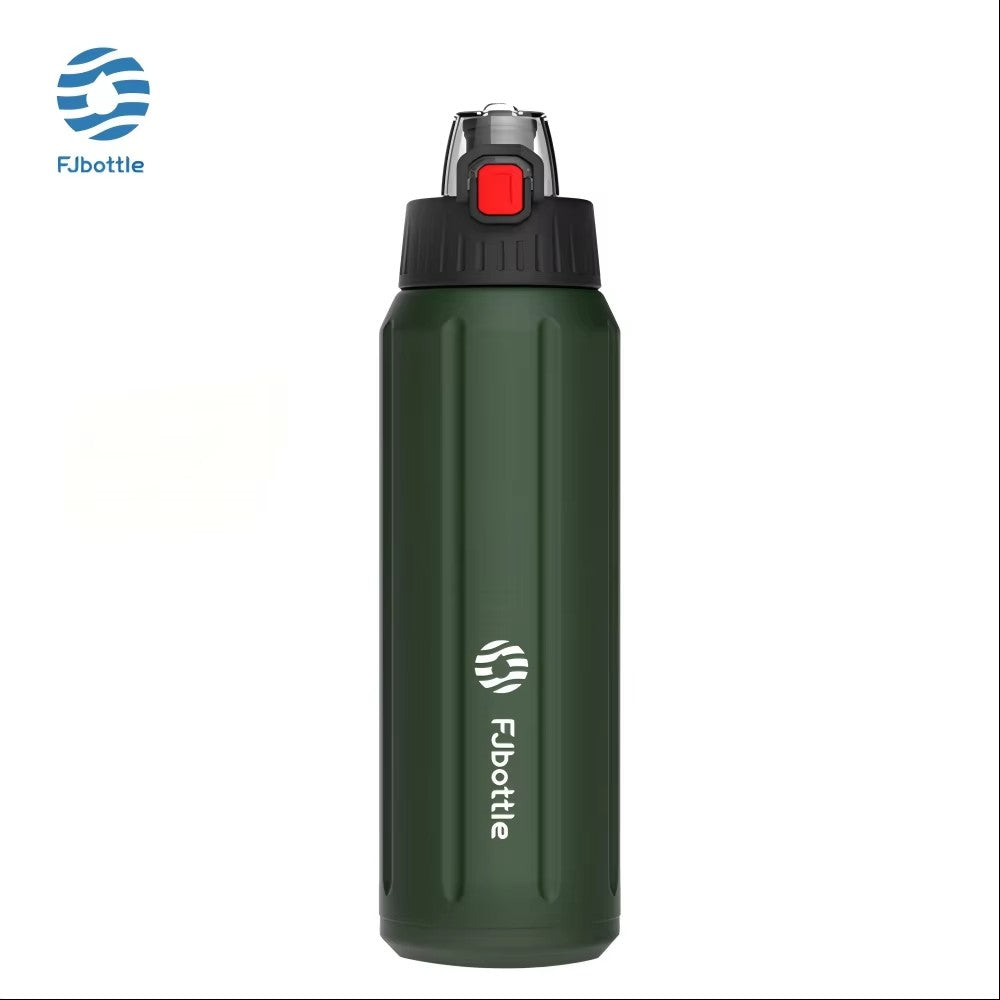 Garrafa térmica aço inoxidável esportiva 600ml