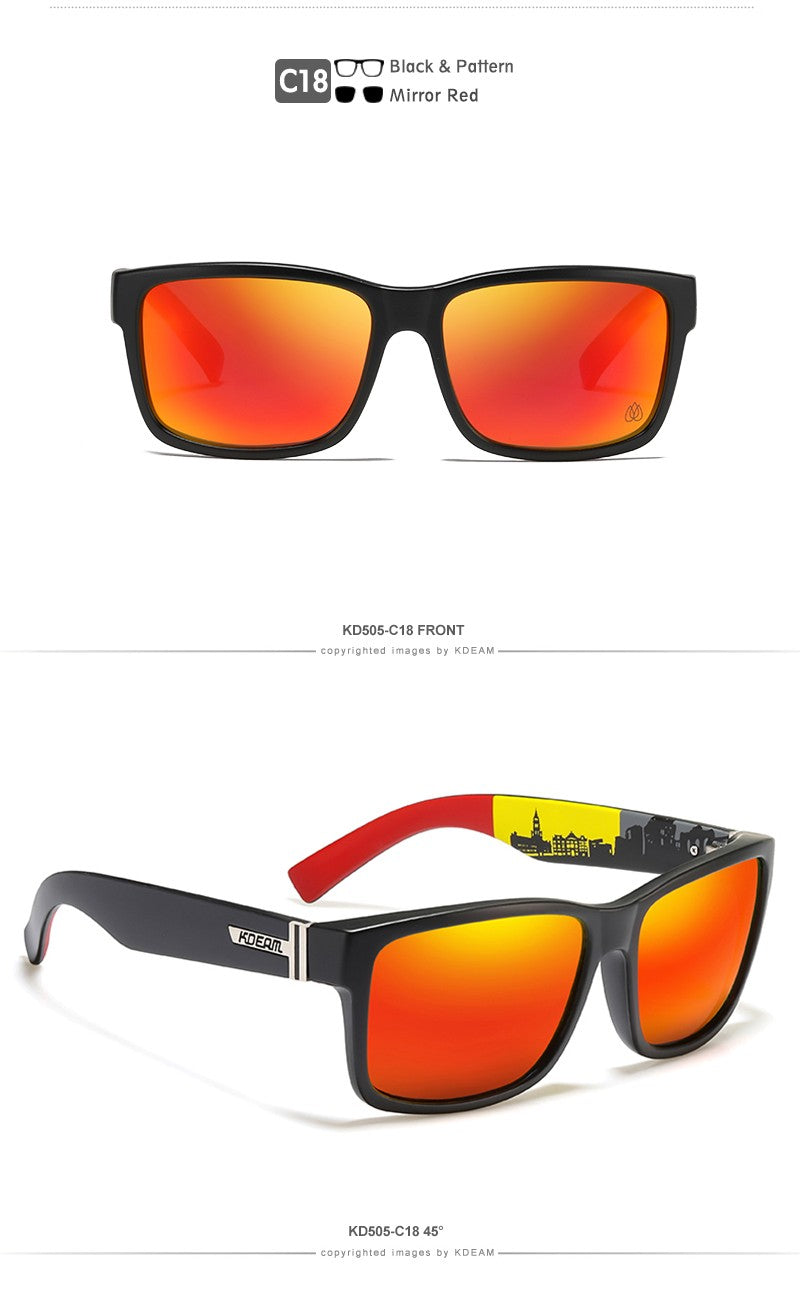 Óculos de Sol Masculino KDEAM Polarizado UV400