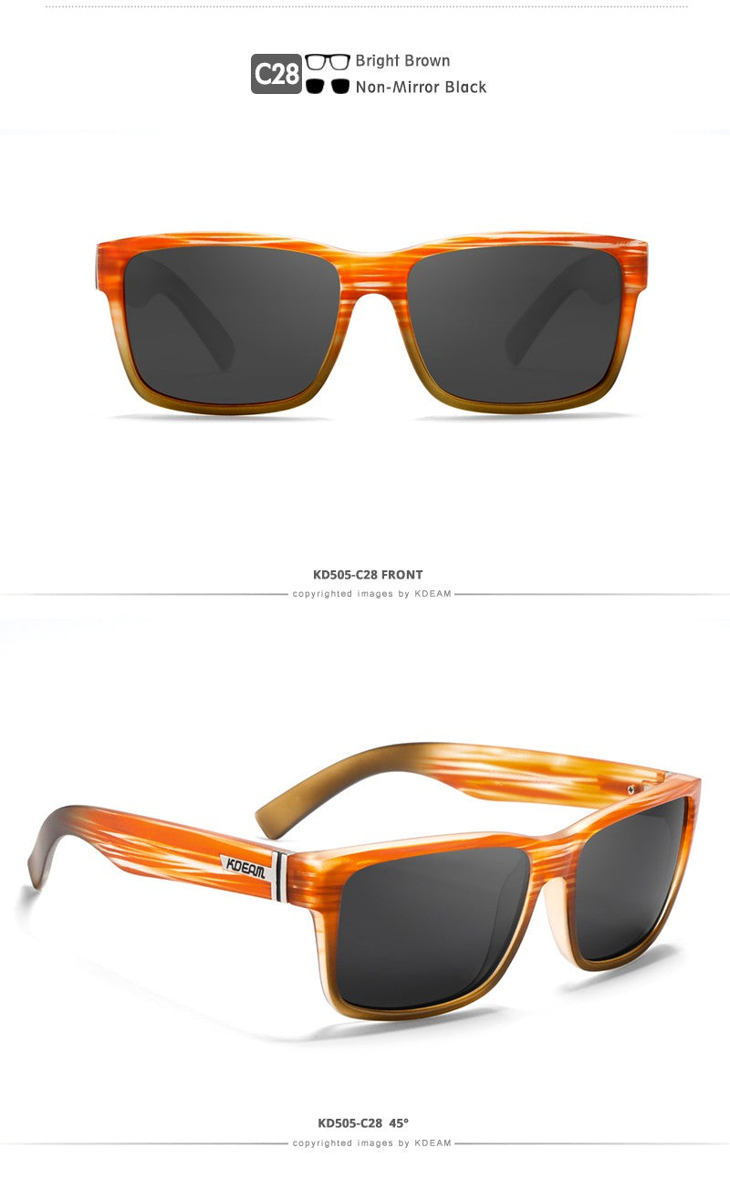 Óculos de Sol Masculino KDEAM Polarizado UV400
