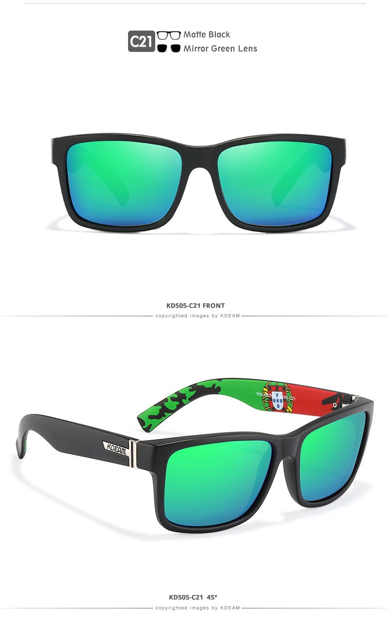 Óculos de Sol Masculino KDEAM Polarizado UV400