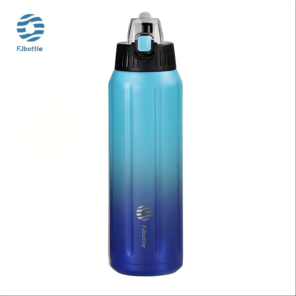 Garrafa térmica aço inoxidável esportiva 600ml