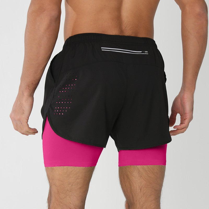 Bermuda Esportiva Masculina Fitness Dupla Camada