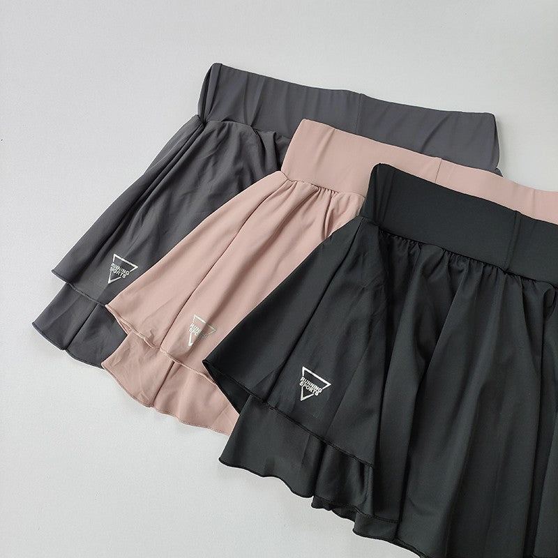 Saia Fitness com Shorts Interno Cintura Alta