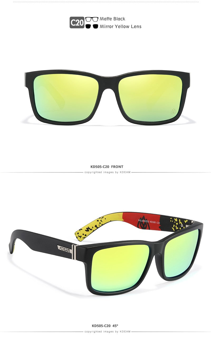 Óculos de Sol Masculino KDEAM Polarizado UV400