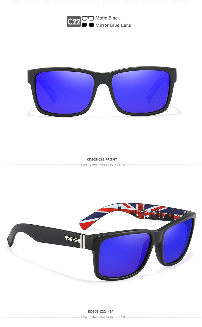 Óculos de Sol Masculino KDEAM Polarizado UV400