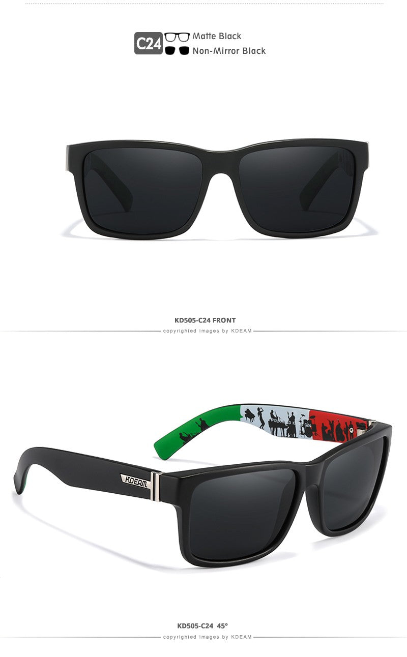 Óculos de Sol Masculino KDEAM Polarizado UV400