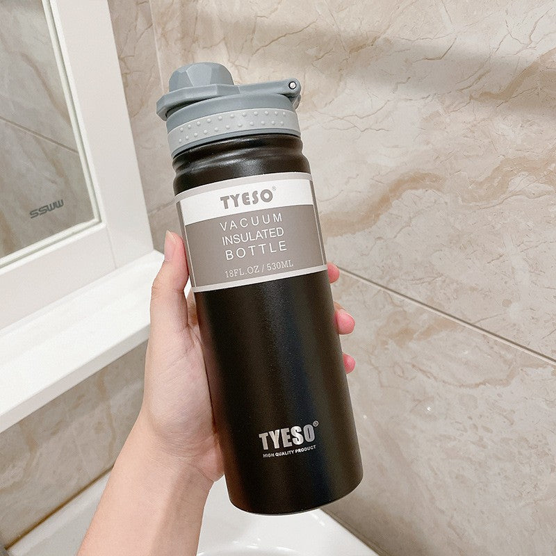 Garrafa de Aço Inoxidável com Silicone Alimentar – 530ml/750ml