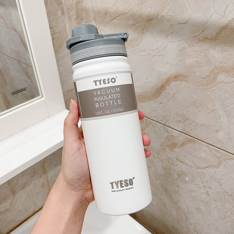 Garrafa de Aço Inoxidável com Silicone Alimentar – 530ml/750ml