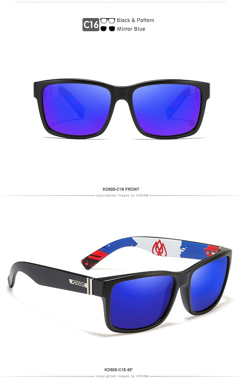 Óculos de Sol Masculino KDEAM Polarizado UV400