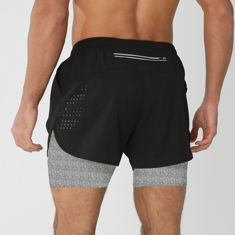 Bermuda Esportiva Masculina Fitness Dupla Camada