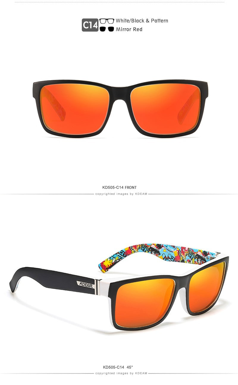 Óculos de Sol Masculino KDEAM Polarizado UV400
