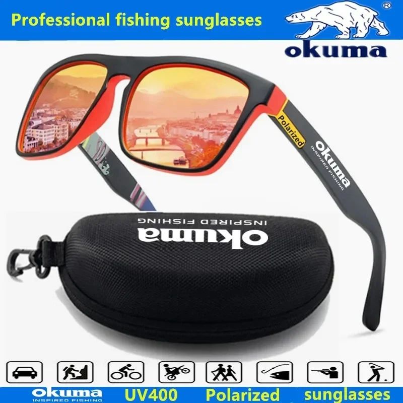 Óculos de sol polarizado Okuma com proteção UV