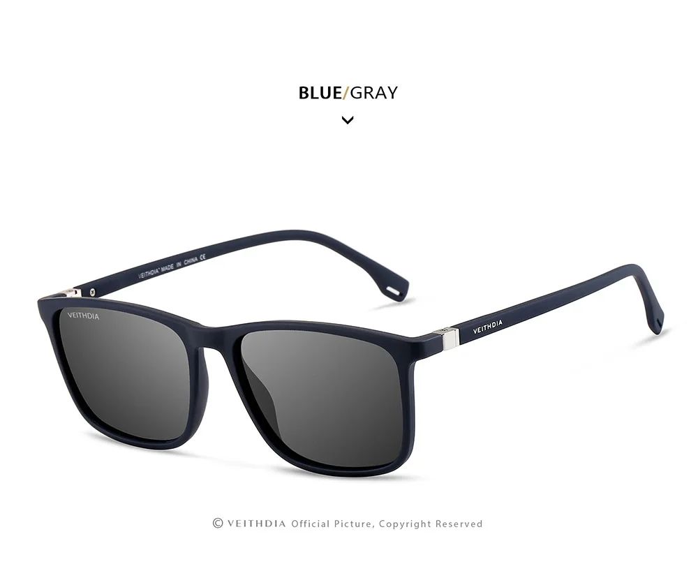 Óculos de Sol Unissex TR90 Polarizado UV400 Retrô