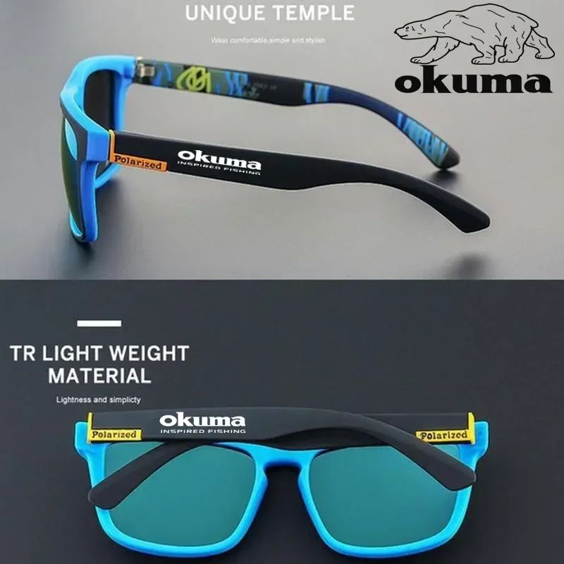 Óculos de sol polarizado Okuma com proteção UV