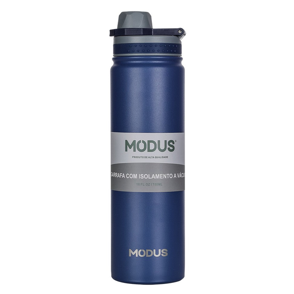 Garrafa Térmica 750ml com Canudo Inox
