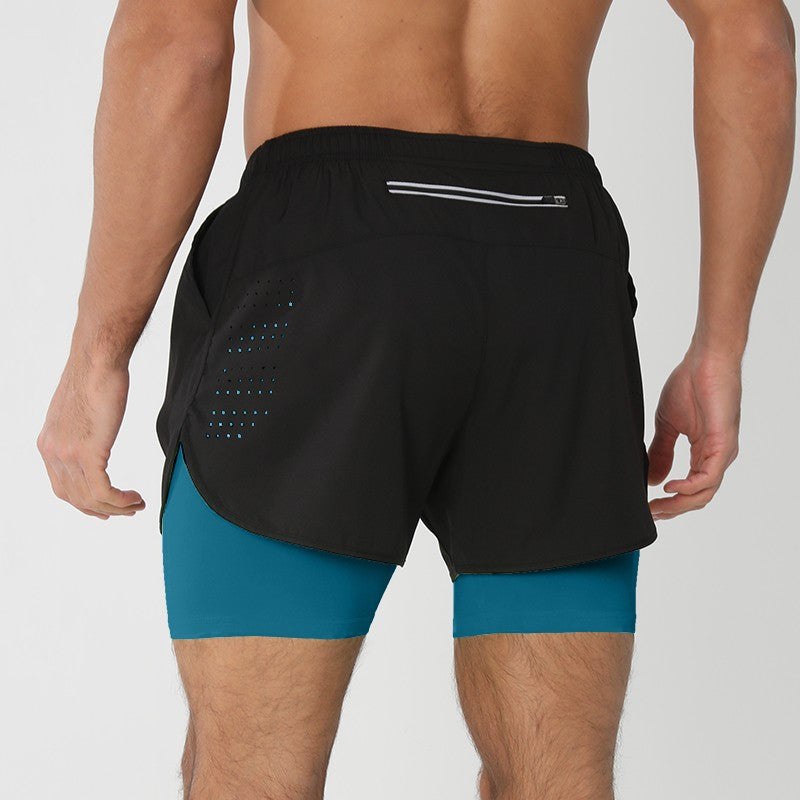 Bermuda Esportiva Masculina Fitness Dupla Camada