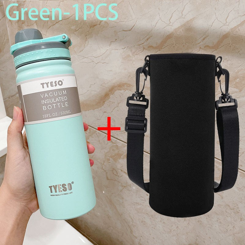 Garrafa de Aço Inoxidável com Silicone Alimentar – 530ml/750ml