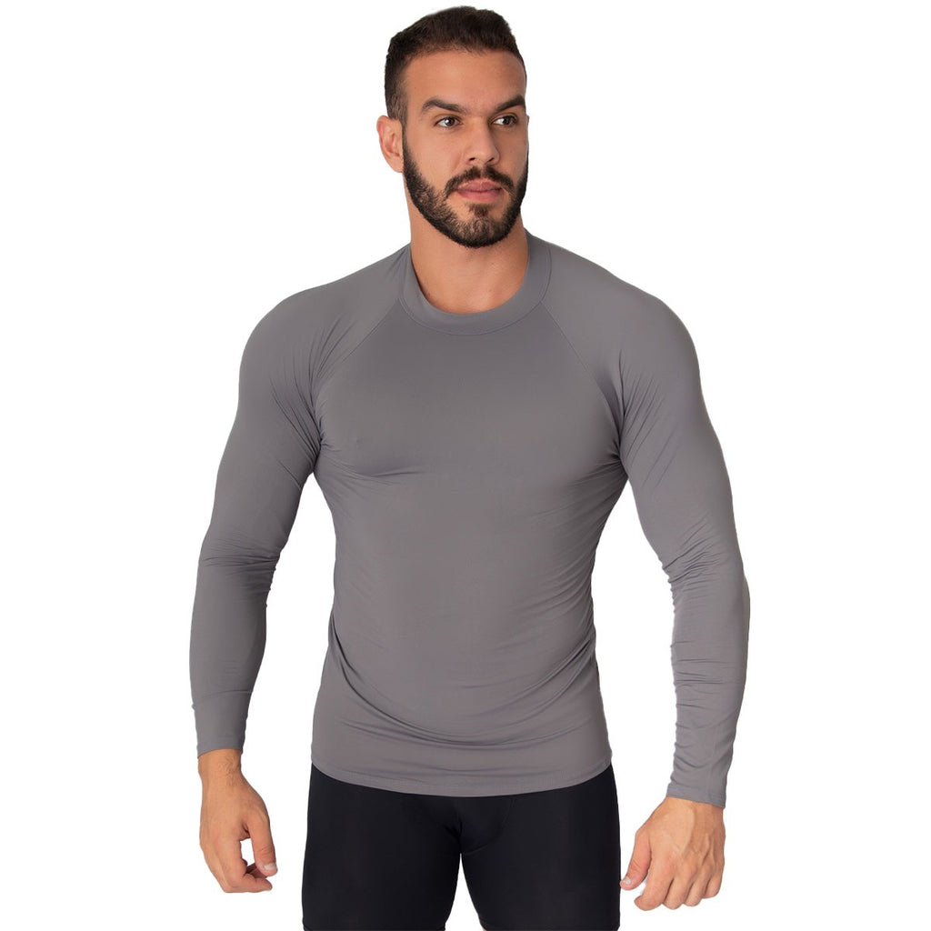 Blusa Térmica Masculina Segunda Pele UV Manga Longa