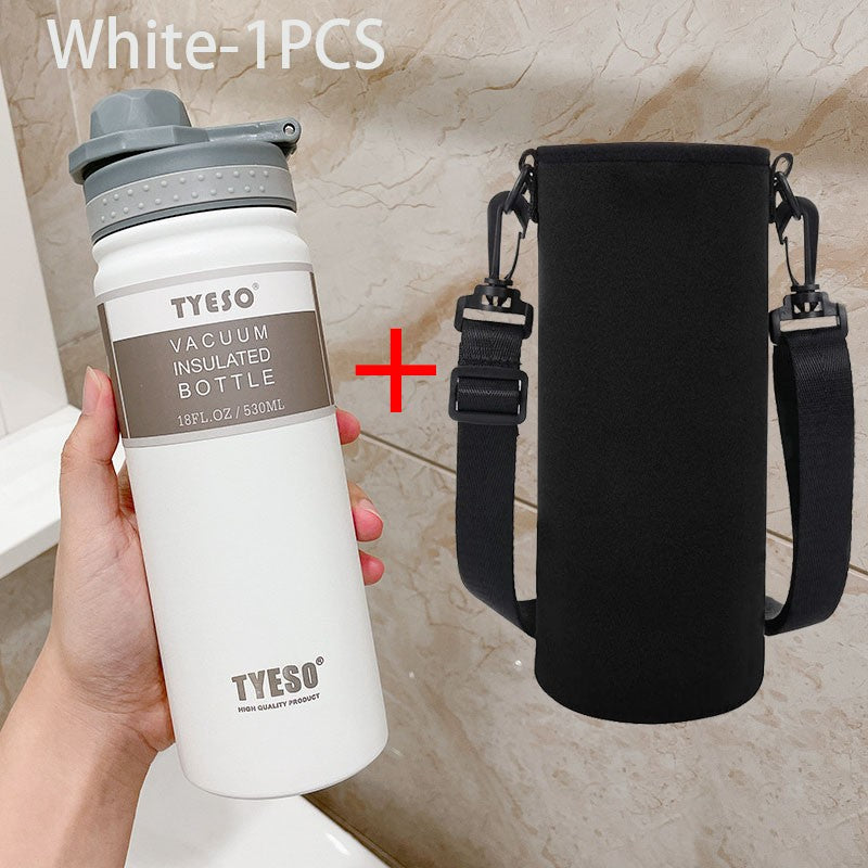 Garrafa de Aço Inoxidável com Silicone Alimentar – 530ml/750ml