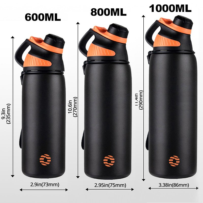 Garrafa Térmica de Aço Inoxidável 1000ml – Tampa Magnética