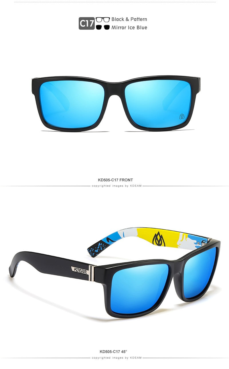 Óculos de Sol Masculino KDEAM Polarizado UV400