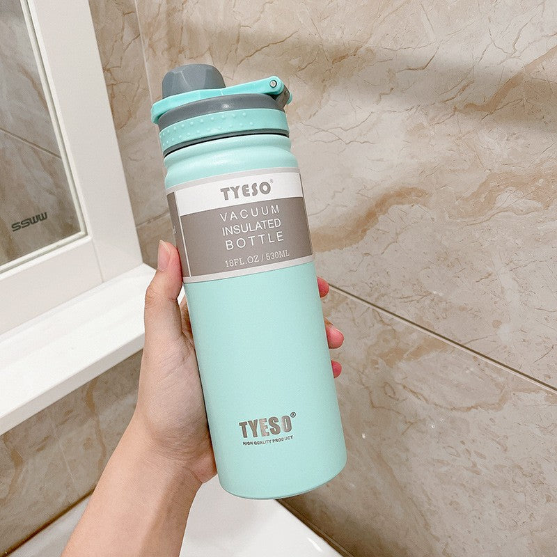 Garrafa de Aço Inoxidável com Silicone Alimentar – 530ml/750ml